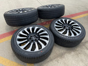 22" Lincoln Navigator OEM rims wheels 10499 95383 Black Label 2024 2025 2026 Texas Truck Tire