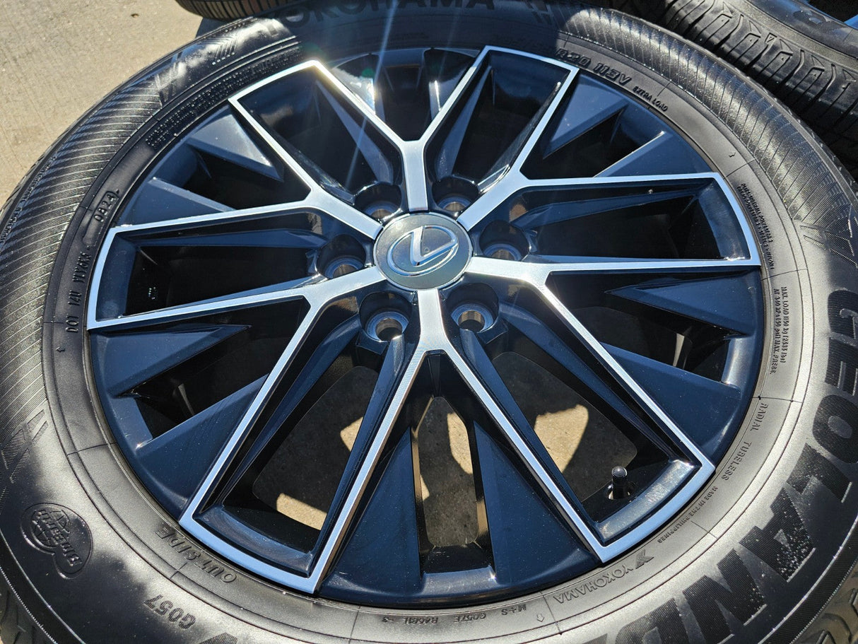 20" Lexus GX550 OEM wheels rims Toyota Land Cruiser Tundra 10545 LX600 YOKOHAMA Texas Truck Tire
