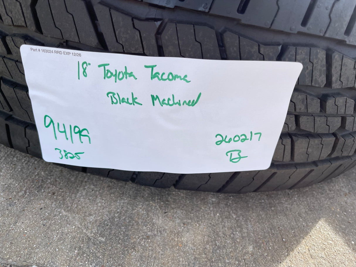 18" Toyota Tacoma 4Runner TRD OEM 94199 wheels rims 2024 2025 2026 NEW MICHELIN Texas Truck Tire