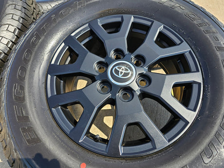 17" Toyota Tacoma 4Runner TRD OEM 10637 94254 wheels rims 2025 2026 NEW BFG Texas Truck Tire