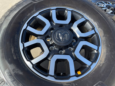 18" Ram 2500 3500 LARAMIE OEM wheels rims 2694 tires MICHELIN DEFENDER LTX M/S2 Texas Truck Tire