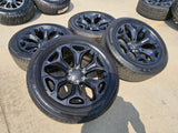 22" Dodge Ram 1500 OEM Laramie wheels LIMITED Gray 2685 2727 tires NEW Texas Truck Tire