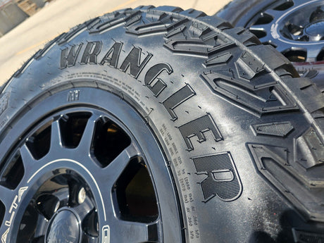 18" AEV SALTA GMC Sierra AT4X Chevy Silverado OEM rims wheels GOODYEAR Texas Truck Tire