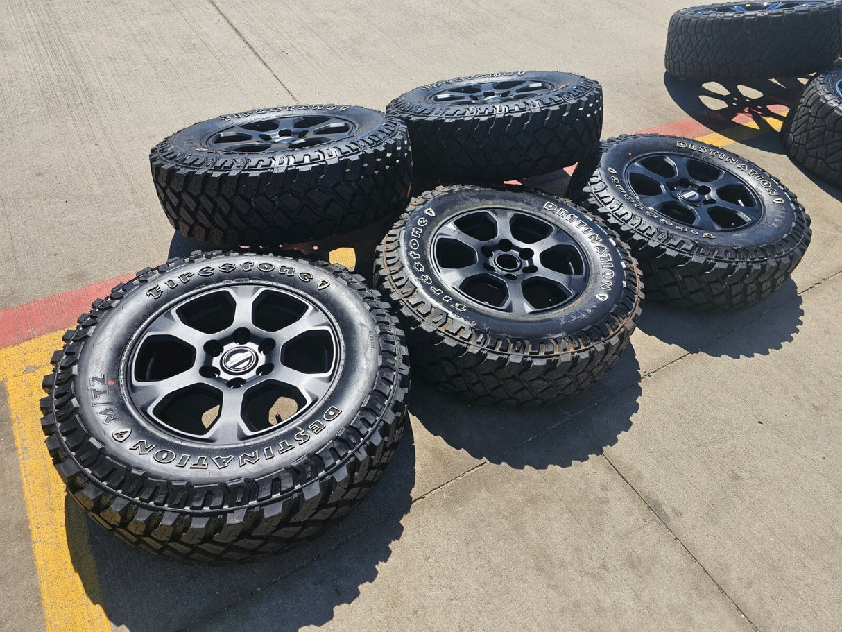 17" Ford Bronco wheels rims 10384 OEM Ranger 2023 2024 2025 2026 FIRESTONE NEW Texas Truck Tire