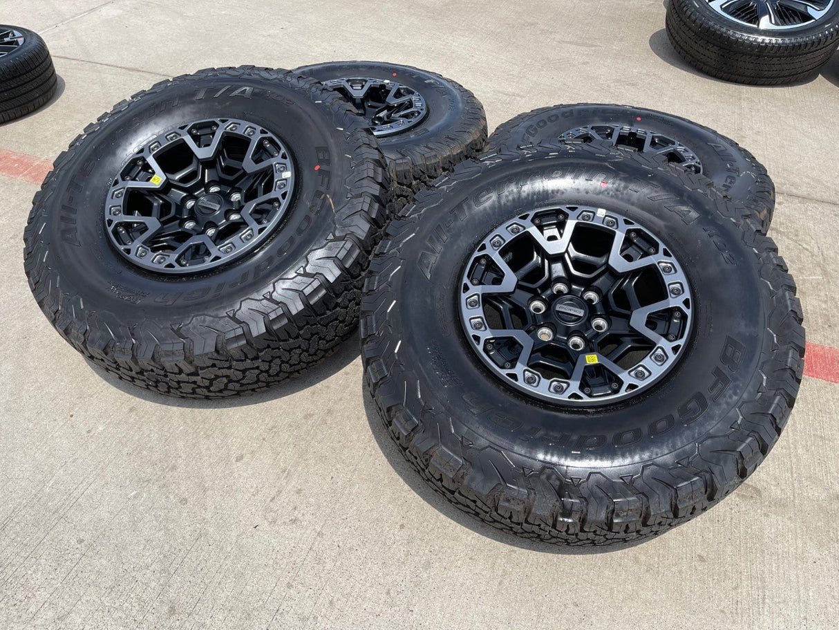 17" Ford F-150 Raptor R OEM BEADLOCK rims wheels 2024 2025 2026 BFG NEW Texas Truck Tire