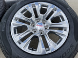 20" GMC Sierra Yukon Denali OEM 5917 wheels rims Chevy 2022 2023 2025 2026 NEW Texas Truck Tire