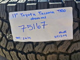 17" Toyota Tacoma 4Runner OEM wheels rims GRAY 75167 TRD FJ FALKEN A/T4 NEW Texas Truck Tire