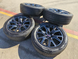 22" GMC Yukon Sierra Chevy Tahoe Escalade OEM 5944 wheels rims 2025 2026 NEW Texas Truck Tire