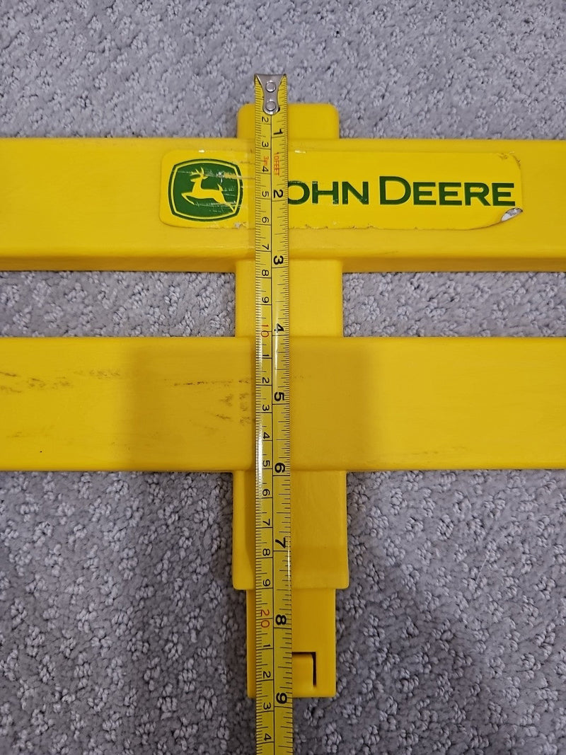 Kids' Yellow Ride-On Tractor Wagon Trailer with Side Gate Section