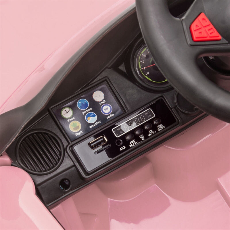 Electric Ride-On Car for Kids with Remote Control, Music, and LED Lights - Perfect Gift for Young Drivers!