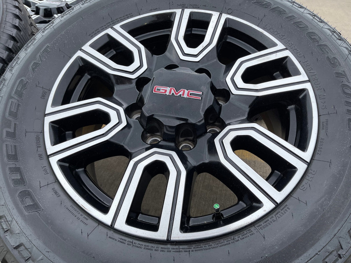 20" GMC Sierra AT4 2500 3500 OEM wheels rims 5950 Silverado 2023 2024 2025 2026 Texas Truck Tire