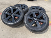 22" Ford F-150 LOBO LARIAT OEM black rims wheels tires Expedition 2026 2027 NEW Texas Truck Tire