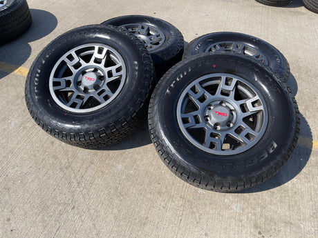 17" Toyota Tacoma 4Runner OEM wheels rims gray 75167 TRD FJ tires BFG NEW Texas Truck Tire