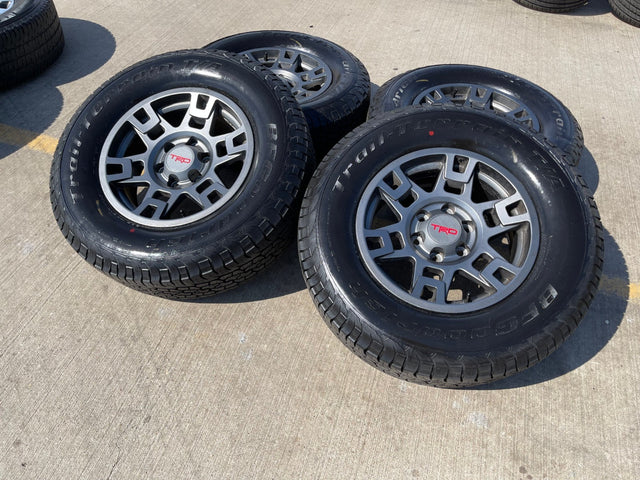 17" Toyota Tacoma 4Runner OEM wheels rims gray 75167 TRD FJ tires BFG NEW Texas Truck Tire