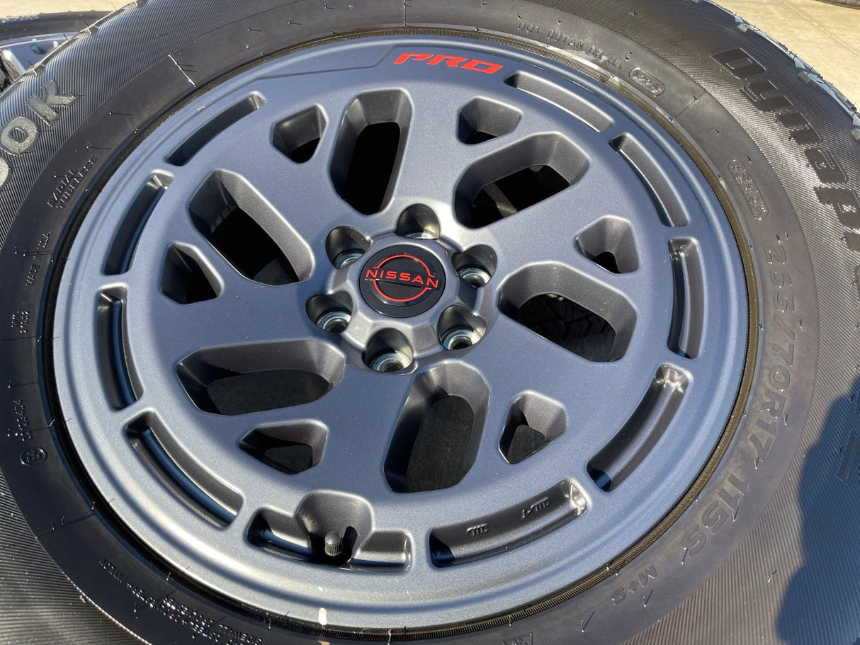 17" Nissan Frontier X-PRO OEM 188183 Desert Runner wheels rims 2025 2026 NEW Texas Truck Tire