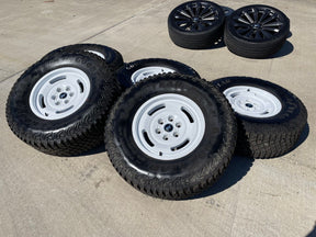 17" Ford Bronco HERITAGE Limited Edition wheels rims white 35" NEW 2024 2025 Texas Truck Tire