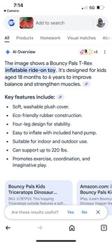 Toddler Ride-On T-Rex Toy with Removable Washable Cover