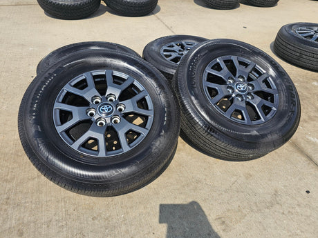 17" Toyota 4Runner Tacoma TRD OEM 94254 10637 wheels rims 2024 2025 2026 NEW Texas Truck Tire