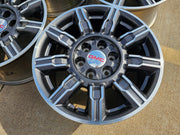 18" GMC Sierra AT4X Chevy Silverado OEM 14131 wheels rims 2024 2025 2026 Texas Truck Tire