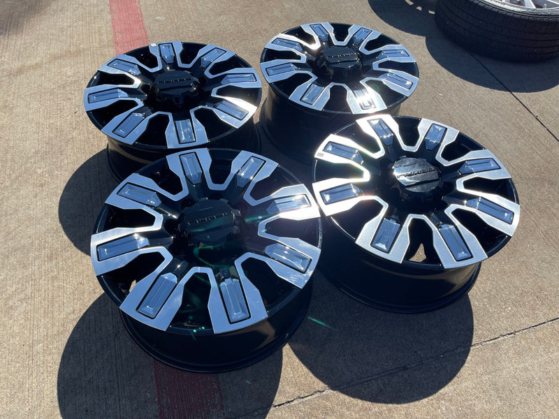20" Chevy Silverado ULTIMATE 2500 3500 OEM 5958 14138 wheels rims 2025 2026 NEW Texas Truck Tire