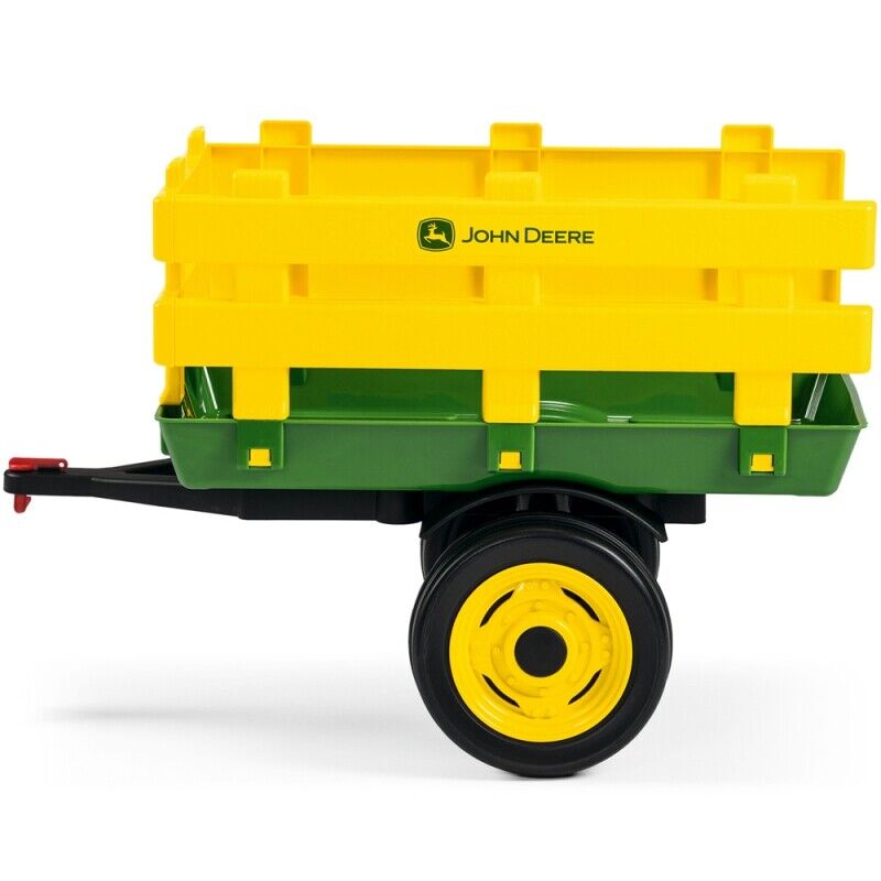 John Deere Peg Perego Tractor Ride-On Toy Trailer