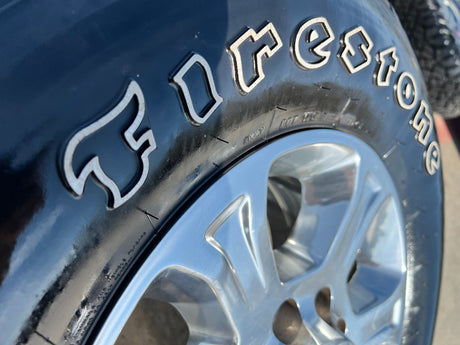 18" Ram 2500 3500 Laramie Power Wagon OEM wheels rims 2692 FIRESTONE A/T Texas Truck Tire
