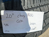 20" Chevy Silverado 1500 Tahoe Suburban OEM 5915 5916 wheel rim tire spare Texas Truck Tire