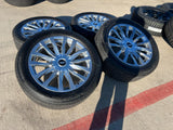 22" Cadillac Escalade Platinum OEM wheels rims 95026 tires NEW Texas Truck Tire