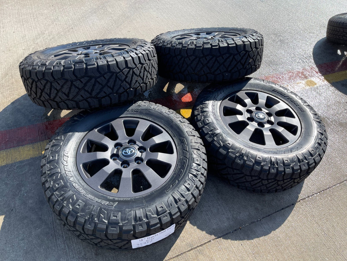 18" Toyota Land Cruiser OEM wheels rims 95952 75304 Tundra Sequoia NEW NITRO Texas Truck Tire