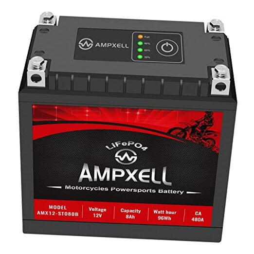 YTX14-BS 12V 8Ah Lithium Powersport ATV Motorcycle Battery with 480A CCA