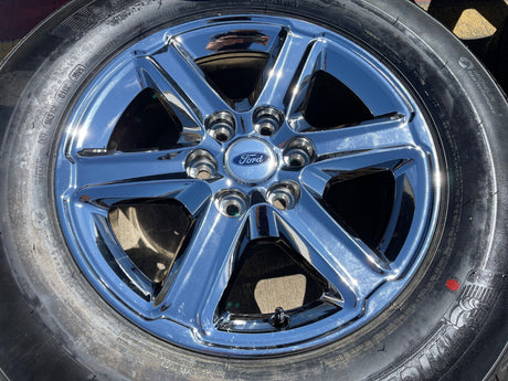 18" Ford F-150 Lariat OEM 10613 95922 CHROME rims wheels Expedition MICHELIN NEW Texas Truck Tire