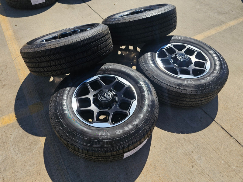 18" Dodge Ram 2500 3500 OEM 68629288 wheels rims FIRESTONE HT2 2025 2026 Texas Truck Tire