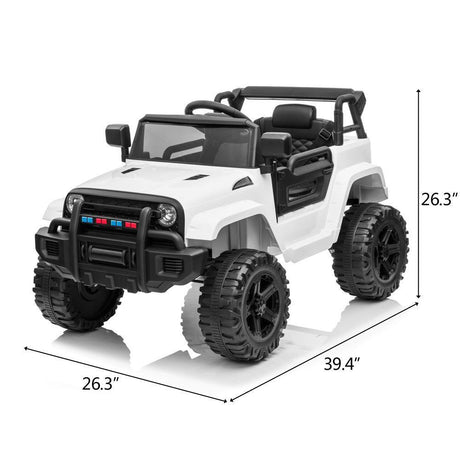 12V Kids Ride On Car Truck with 3 Speed Modes - Perfect Gift for Girls