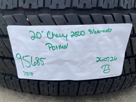 20" Chevy Silverado HIGH COUNTRY GMC Sierra AT4 2500 3500 OEM 95685 wheels rims Texas Truck Tire