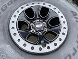 17" Ford F-150 Raptor OEM BEADLOCK rims wheels 10459 95210 BFG KO2 37" tires NEW Texas Truck Tire