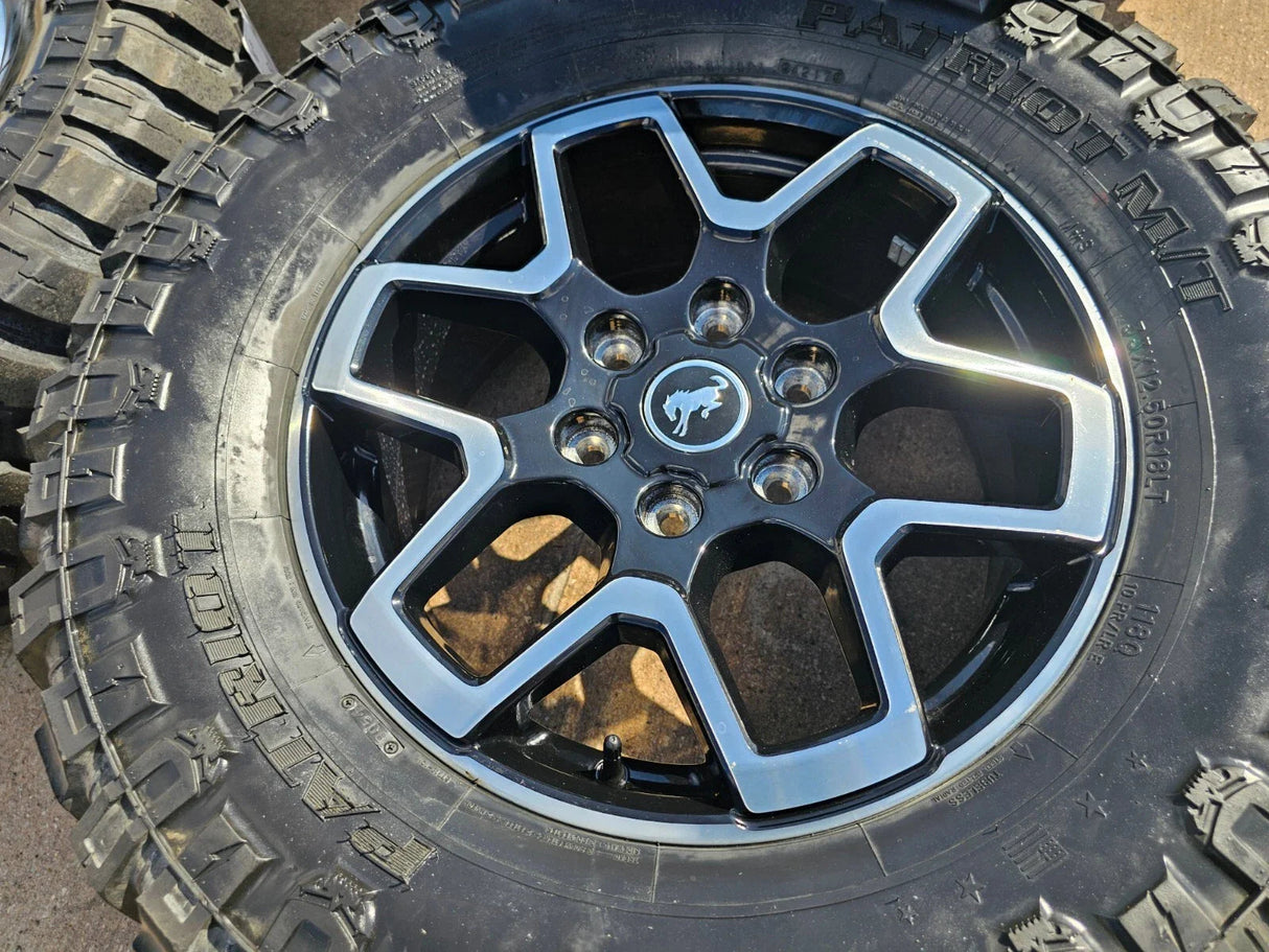 18" Ford Ranger Bronco wheels rims 95213 tires 2022 2023 2024 2025 33" Texas Truck Tire