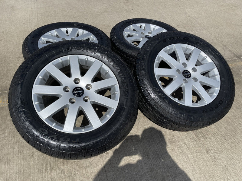 17" Jeep Grand Cherokee OEM wheels rims 2401 tires 2012 2015 2018 DISCOUNTED Texas Truck Tire