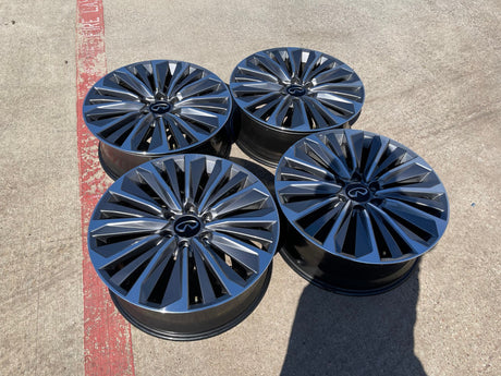 (1) 22" Infiniti QX80 QX56 Nissan Titan Armada OEM 94236 wheel rim 2025 2026 Texas Truck Tire