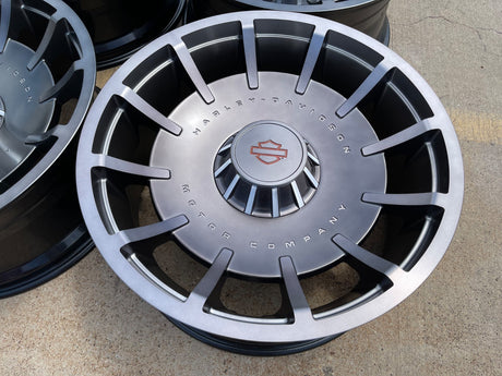 22" 22x10 Chevy Silverado Tahoe Suburban HARLEY DAVIDSON OEM wheels rims Texas Truck Tire
