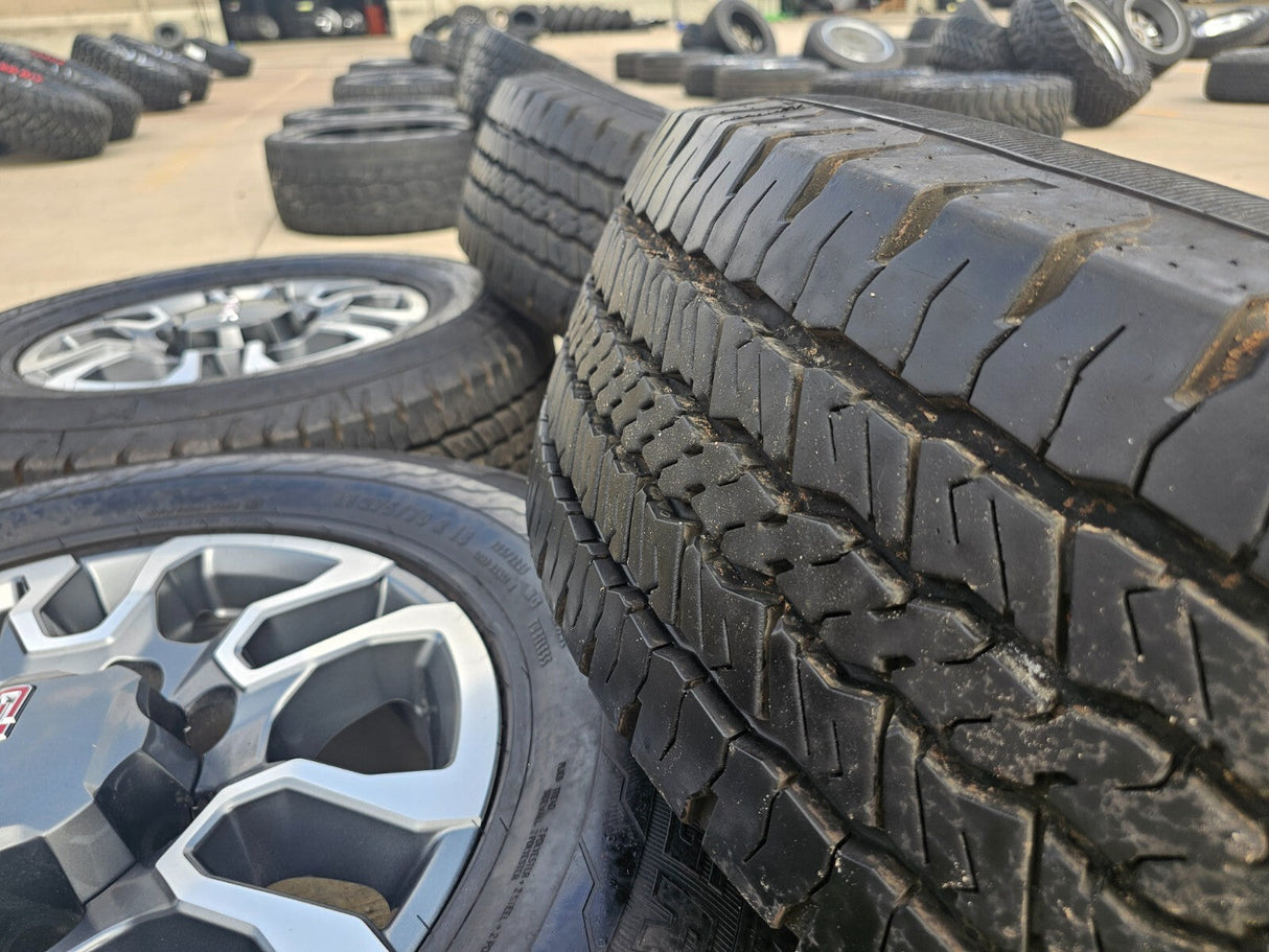 18" GMC Sierra AT4X Chevy Silverado 2500 3500 OEM 5949 wheels rims GENERAL Texas Truck Tire