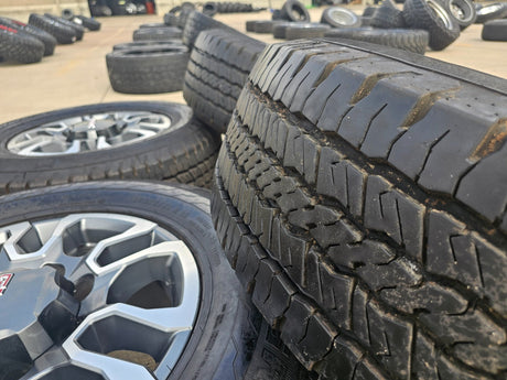 18" GMC Sierra AT4X Chevy Silverado 2500 3500 OEM 5949 wheels rims GENERAL Texas Truck Tire