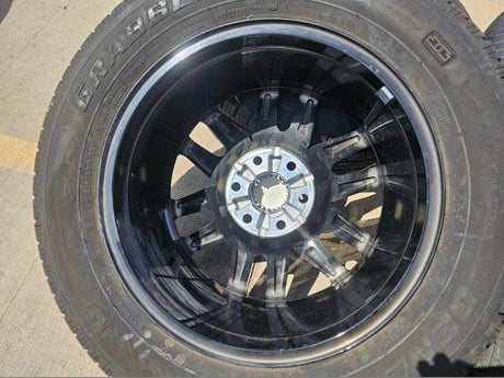20" GMC Sierra Yukon Chevy OEM black 5914 5918 wheels rims 2023 2024 2025 2026 Texas Truck Tire