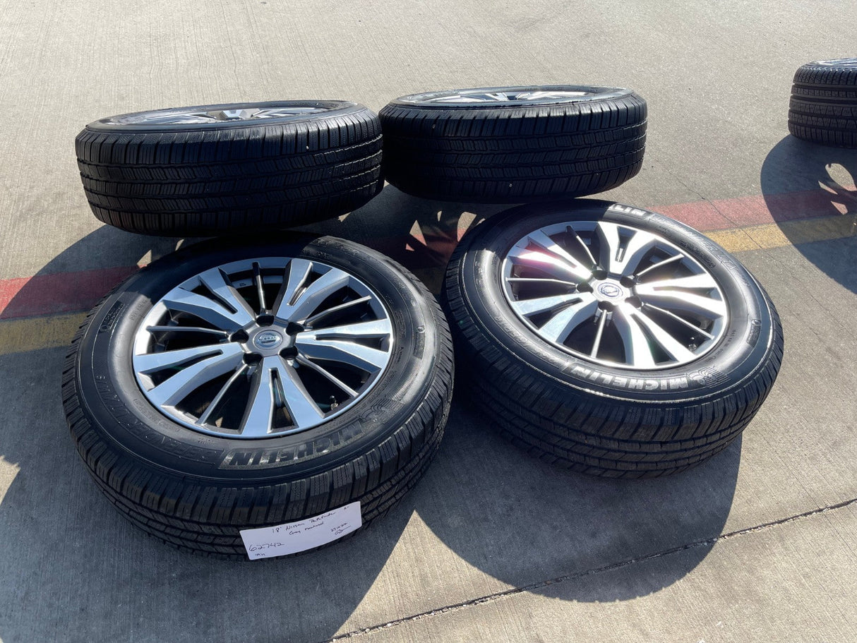 18" Nissan Pathfinder Murano FX35 FX45 QX60 OEM 62742 wheels rims MICHELIN Texas Truck Tire