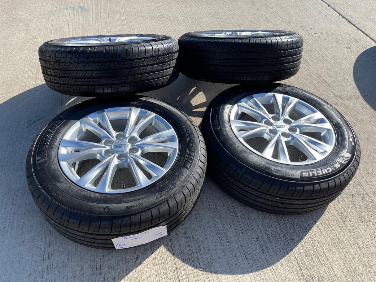 18" Cadillac XT6 XT5 SRX OEM 4844 wheels rims Chevy Blazer Acadia NEW MICHELIN Texas Truck Tire