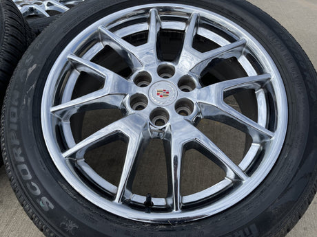 20" Cadillac SRX XT6 XT5 OEM 4709 wheels rims Blazer GMC Acadia PIRELLI NEW Texas Truck Tire
