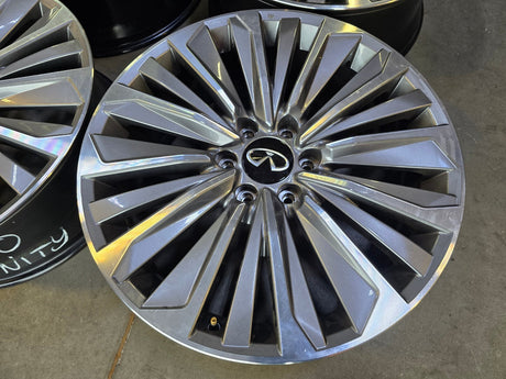 22" Infiniti QX80 QX56 Nissan Titan Armada OEM 94236 wheels rims 2025 2026 2027 Texas Truck Tire