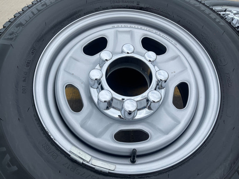 17" Ford F-250 F-350 OEM 3828 wheels rims tires MICHELIN LTX A/T2 NEW Texas Truck Tire