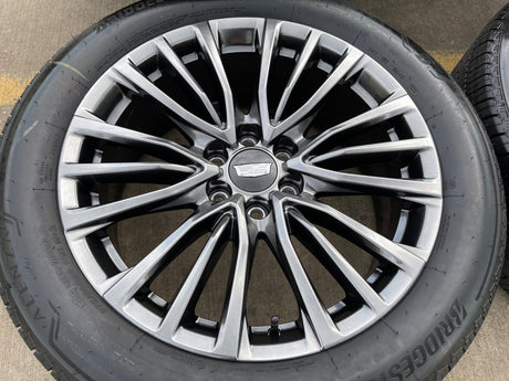 22" Cadillac Escalade V Platinum OEM 4883 95479 wheels rims 2024 2025 2026 NEW Texas Truck Tire