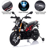 TOBBI Aprilia Motorcycle Ride-On for Kids 3+ Years - Black
