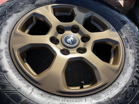 17" Ford Bronco HERITAGE wheels rims OEM 10384 10384 BRONZE 2023 2024 2025 NEW Texas Truck Tire